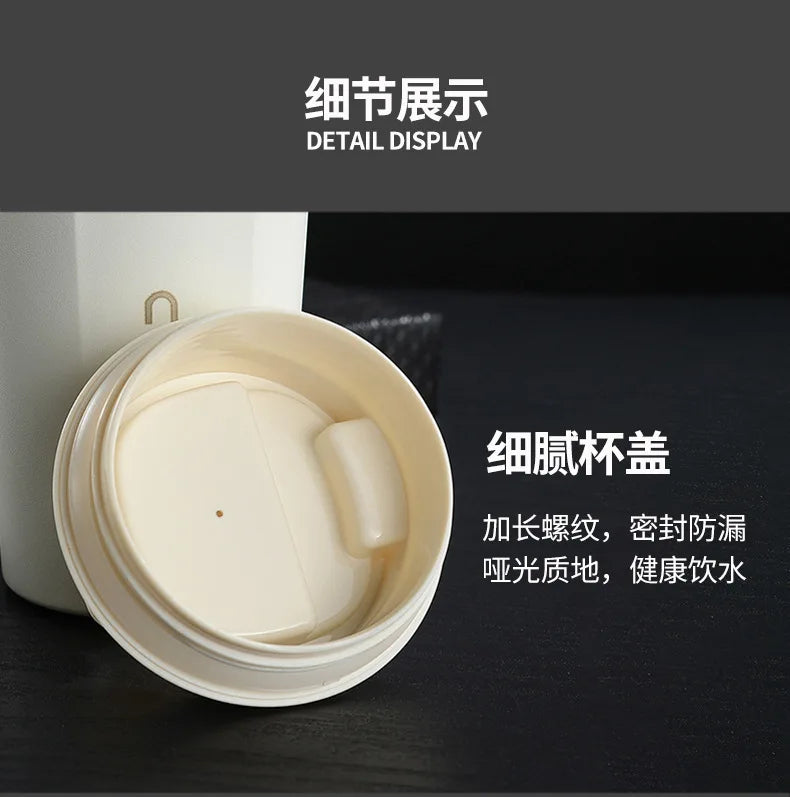 ☕ Caneca Térmica de Café em Aço Inoxidável – 380ml ou 510ml | Copo com Display Digital de Temperatura | Garrafa Térmica Isolada para Bebidas Quentes e Frias