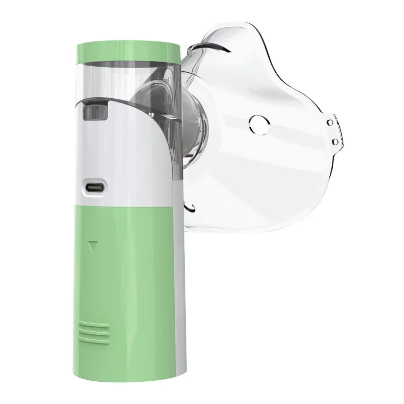 Nebulizador Médico Portátil de Malha Silenciosa – Inalador para Asma, Crianças e Adultos | Mini Atomizador USB com Umidificação