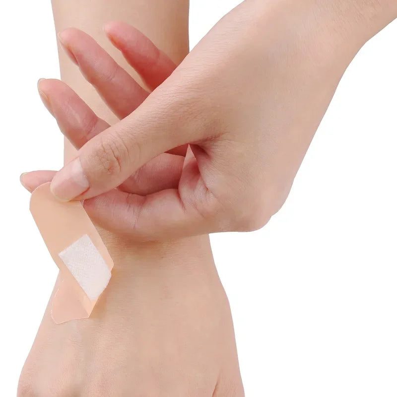 Band-Aid Impermeável e Respirável – Curativo Adesivo Almofadado para Hemostasia, Primeiros Socorros e Proteção de Feridas