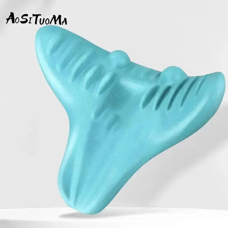 Travesseiro de Tração Cervical – Relaxador Muscular e Massageador para Pescoço, Ombro e Coluna