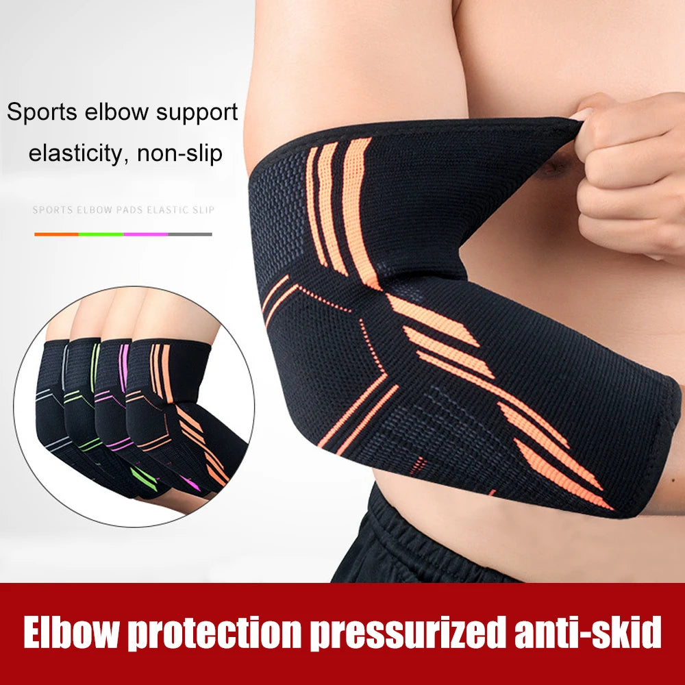 Cotoveleira Esportiva Elástica (Suporte de Cotovelo) – Proteção para Treinos e Esportes