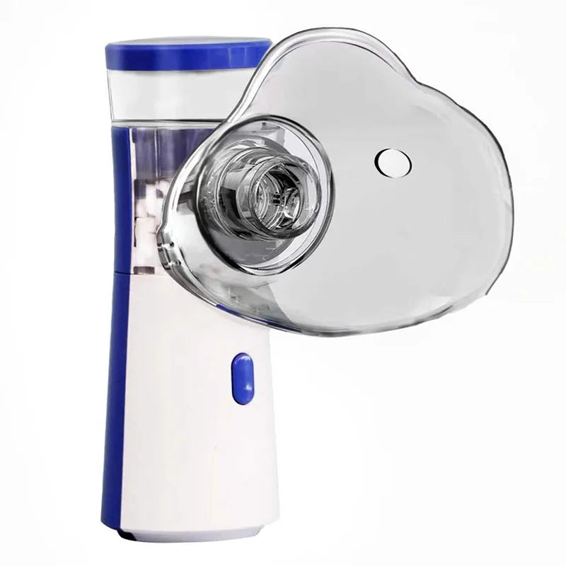 Nebulizador Médico Portátil de Malha Silenciosa – Inalador para Asma, Crianças e Adultos | Mini Atomizador USB com Umidificação