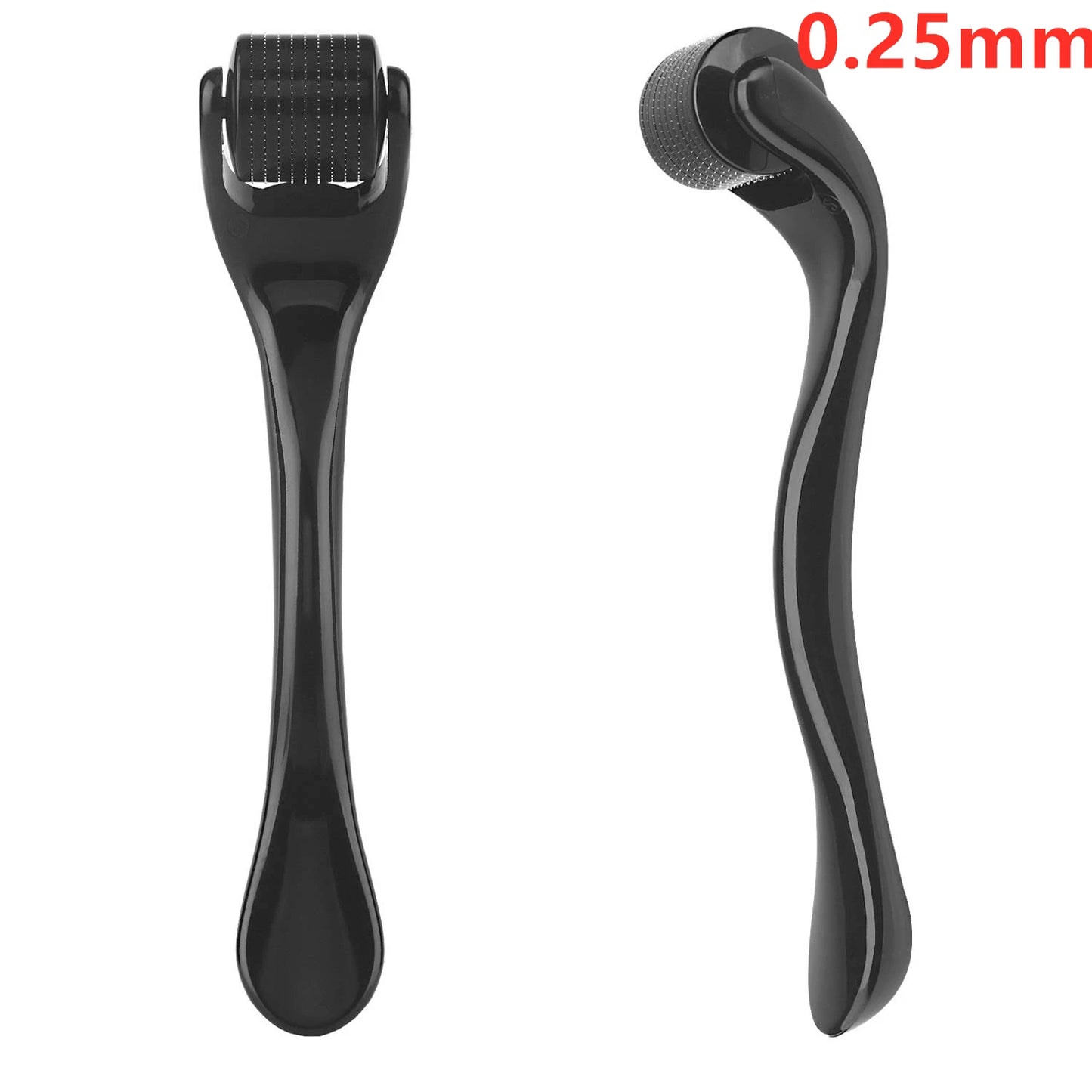 Derma Roller Facial e Corporal para Crescimento de Cabelo – 540 Agulhas (0.2mm, 0.25mm, 0.3mm)