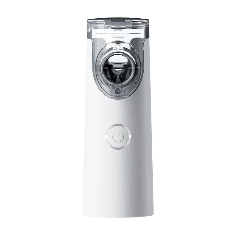 Nebulizador Médico Portátil de Malha Silenciosa – Inalador para Asma, Crianças e Adultos | Mini Atomizador USB com Umidificação