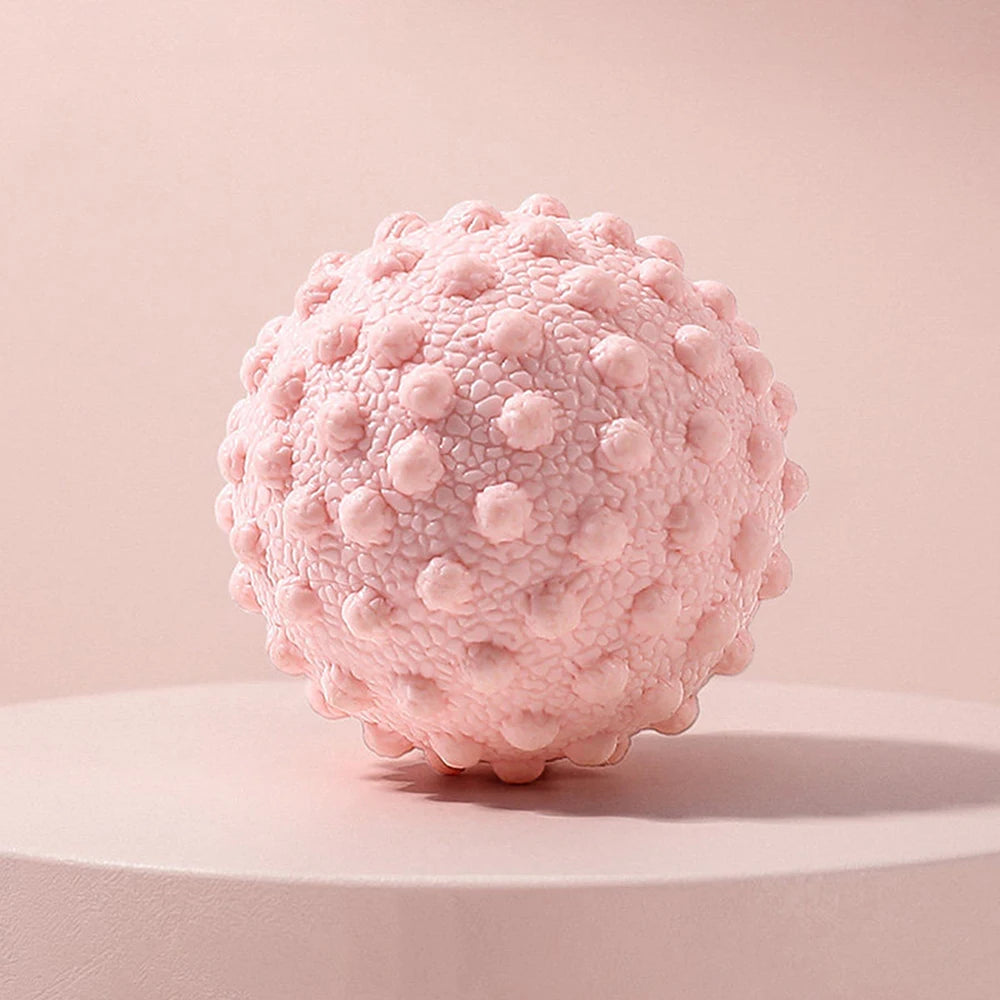Bola de Massagem com Ponto Gatilho – Alívio Muscular para Costas, Pés, Cintura e Ombros | Bola de Fáscia em TPR para Yoga, Pilates e Relaxamento