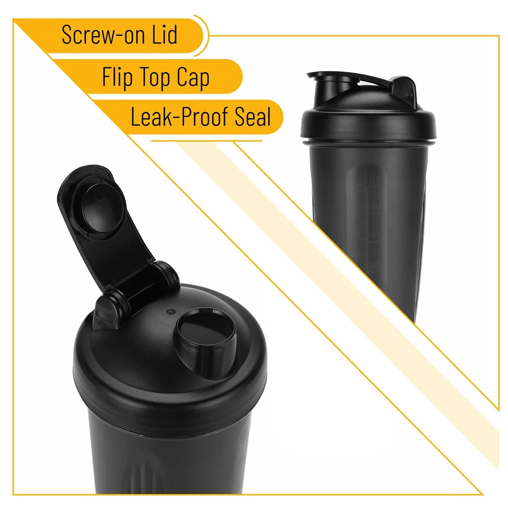 Shaker Garrafa 600ml – Praticidade e Performance para Sua Rotina Fitness