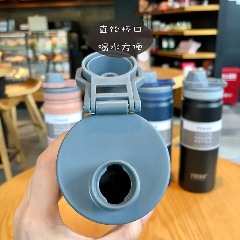 🧊🔥 Garrafa Térmica TYESO 750ml Inox – Isolamento a Vácuo | Copo de Viagem Infantil e Adulto | Caneca Térmica para Café e Bebidas Frias