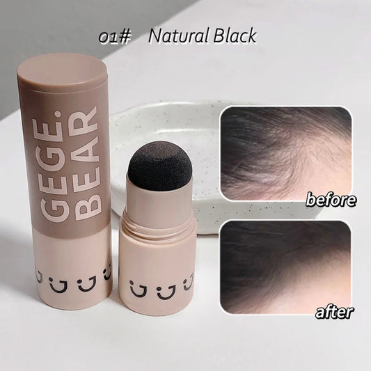 Sombra de Cabelo em Pó Gege Bear – Impermeável, Efeito Natural e Cobertura Instantânea para Falhas e Linha do Cabelo
