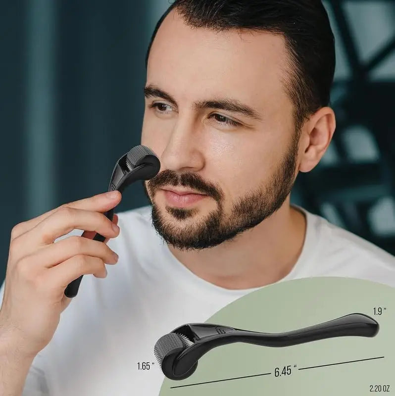 540 agulhas para corpo facial crescimento do cabelo rolo derma para pele barba 0.2mm 0.25mm 0.3mm agulha micro rosto rolo ferramenta