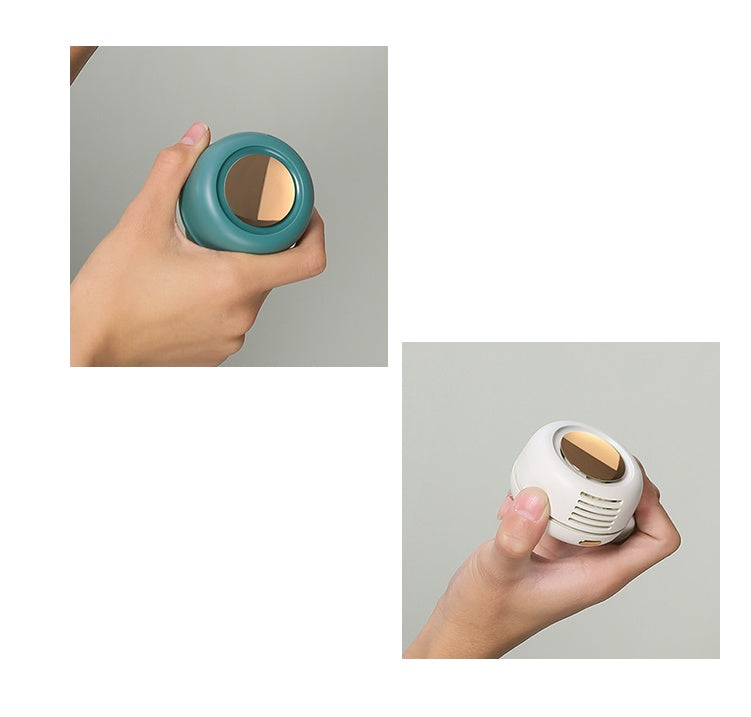 Mini ventilador de clipe para pendurar na cintura e pescoço